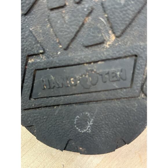 Hang Ten Flip Flops Thong Sandals Mens 9 Brown Slip On Rubber Soles - Picture 6 of 6